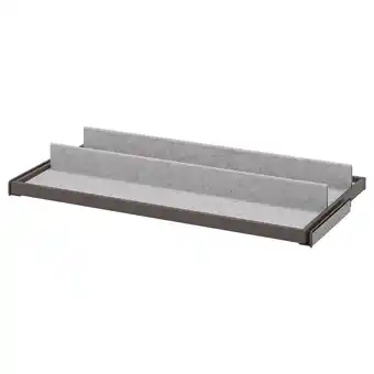 IKEA Komplement ausziehboden mit schuheinsatz dunkelgrau/hellgrau 100x58 cm Angebot