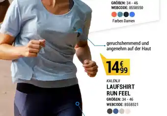 Decathlon Kalenji Laufshirt Run Feel Angebot