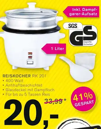 KODi Reiskocher RK 201 Angebot