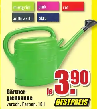 B1 Discount Baumarkt Gärtnergießkanne 10 L Angebot