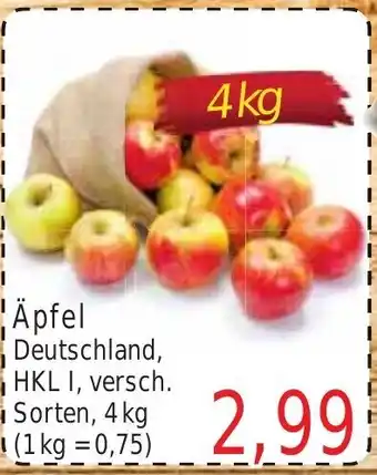 Wiglo Wunderland Äpfel 4 kg Angebot