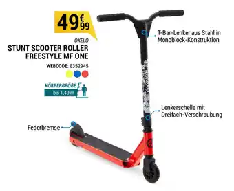 Decathlon Oxelo Stunt Scooter Roller Freestyle MF One Angebot