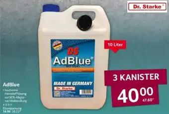 Selgros Dr. Starke AdBlue 3 Kanister Angebot