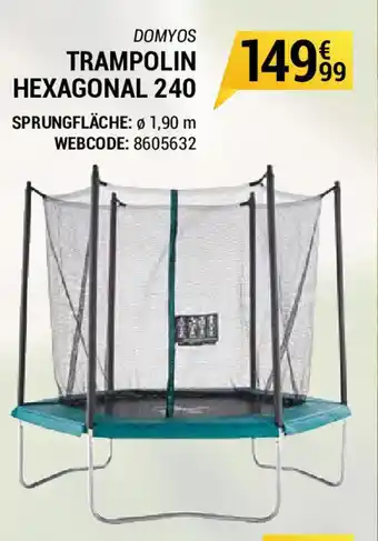 Decathlon Domyos Trampolin Hexagonal 240 Angebot