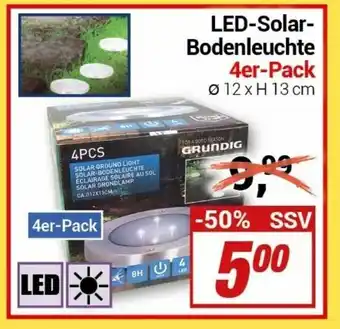 CENTERSHOP LED Solar Bodenleuchte Angebot