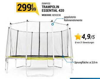 Decathlon Domyos Trampolin Essential 420 Angebot