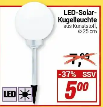 CENTERSHOP LED Solar Kugelleuchte Angebot