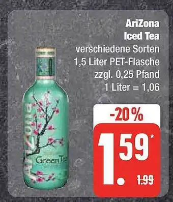 Edeka Arizona iced tea Angebot