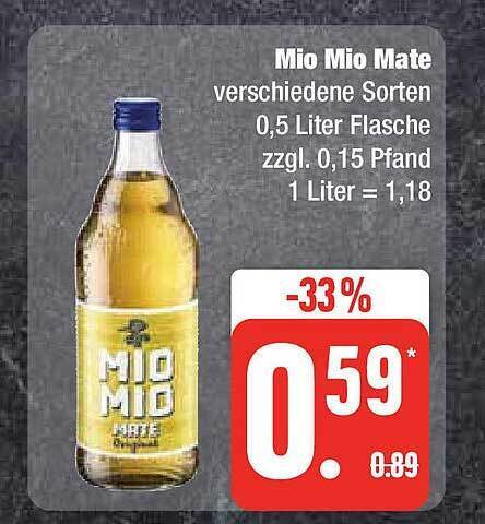 Mio mio mate Angebot bei Edeka