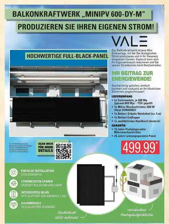 Marktkauf Balkonkraftwerk „minipv 600-dy-m“ vale Angebot