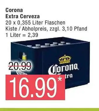 Marktkauf Corona extra cerveza Angebot