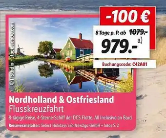 Lidl Reisen Nordholland & ostfriesland flusskreuzfahrt Angebot