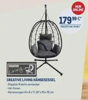 METRO Creative living hängesessel Angebot