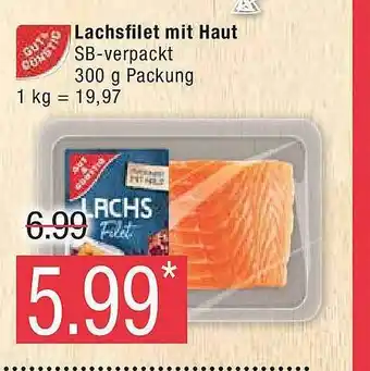 Marktkauf Gut & günstig lachsfilet mit haut Angebot