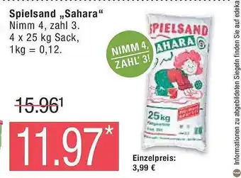 Marktkauf Spielsand „sahara“ Angebot