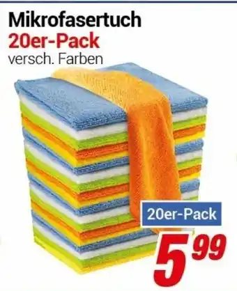 CENTERSHOP Mikrofasertuch 20er Pack Angebot