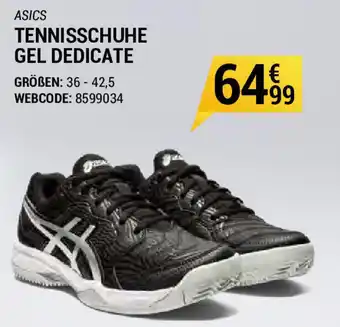 Decathlon Asics Tennisschuhe Gel Dedicate Angebot