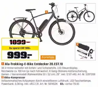 OBI Prophete Alu Trekking E-Bike Entdecker 20.EST.10 Angebot