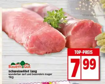 Elli Markt Bauern Gut Schweinefilet lang 1kg Angebot