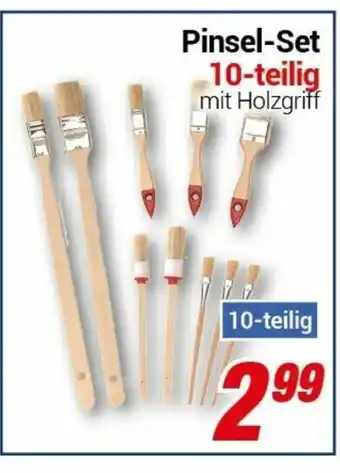 CENTERSHOP Pinsel Set 10tlg Angebot