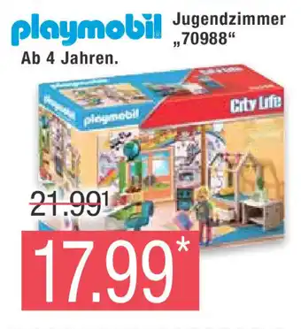 Marktkauf Playmobil CITY LIFE Jugendzimmer 70988 Angebot