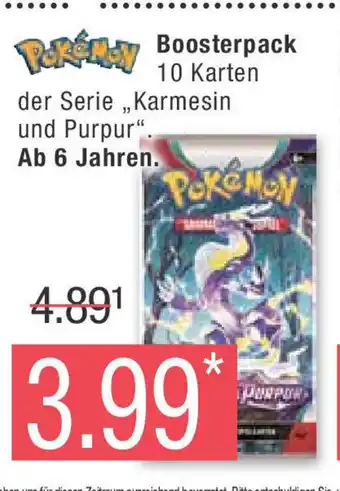 Marktkauf Pokemon Boosterpack Angebot