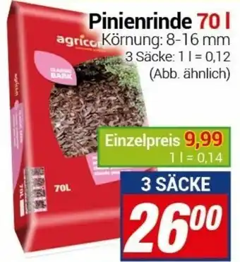 CENTERSHOP Pinienrinde 70L Angebot