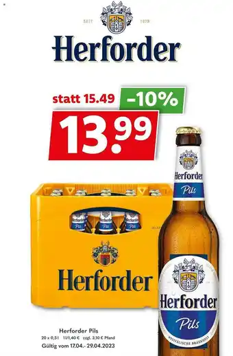 Getränkeland Herforder pils Angebot