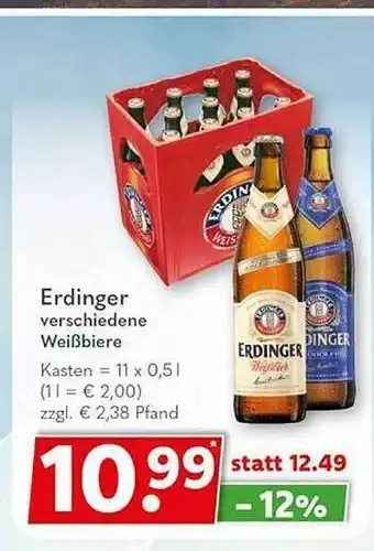 Getränkeland Erdinger Angebot