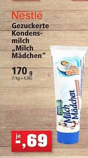 Thomas Philipps Nestlé gezuckerte kondensmilch „milch mädchen“ Angebot