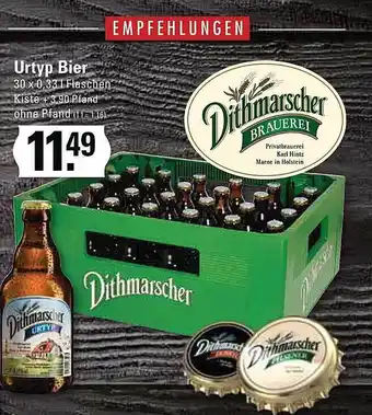 Meyer's Frischemarkt Urtyp bier dithmarscher Angebot