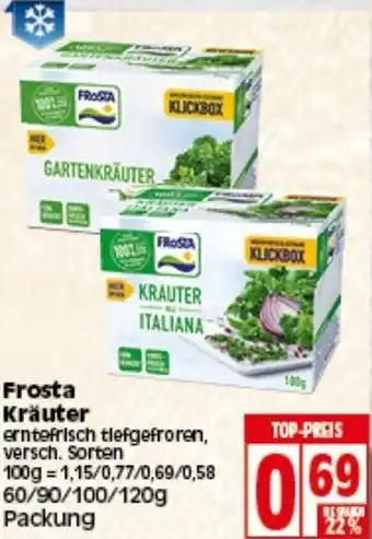 Elli Markt Frosta Kräuter 60/90/100/120g Angebot