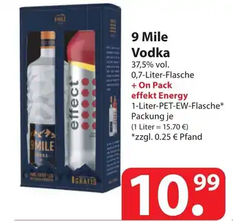 Famila Nord Ost 9 Mile Vodka 0,7L Angebot