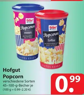 Famila Nord Ost Hofgut Popcorn 45-100g Becher Angebot