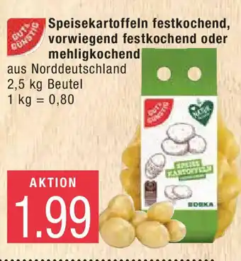 Marktkauf Gut & Gunstig Speisekartoffeln festkochend, vorwiegend festkochend oder mehligkochend 2,5 kg Angebot