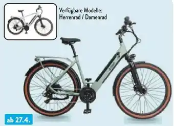 Aldi Nord E-bike utah 28 Angebot