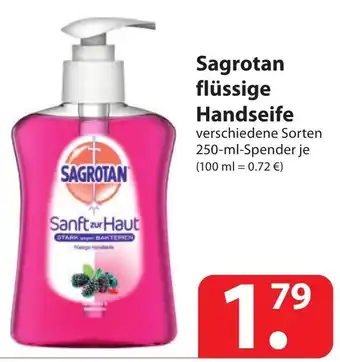 Famila Nord Ost Sagrotan Flüssige Handseife 250ml Angebot