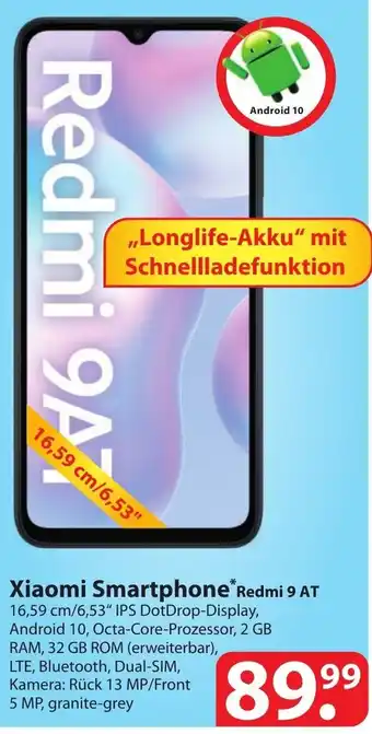 Famila Nord Ost Xiaomi Smartphone Redmi 9 AT Angebot