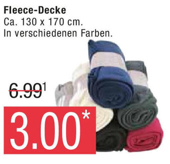 Marktkauf Fleece-Decke Angebot