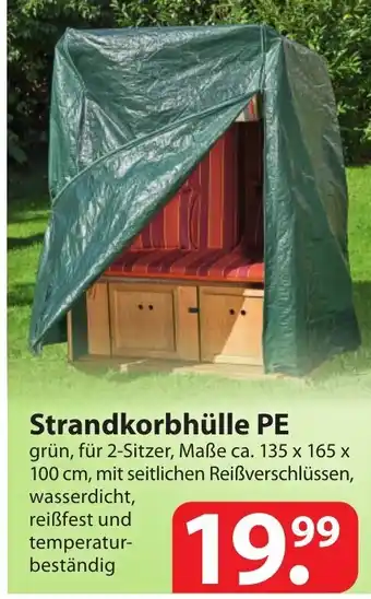 Famila Nord Ost Strandkorbhülle PE Angebot