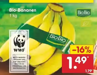 Netto Marken-Discount BioBio-Bananen 1 kg Angebot