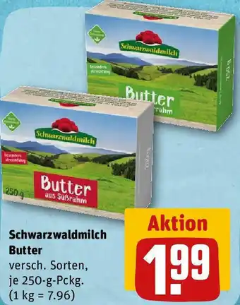 REWE Schwarzwaldmilch Butter 250 g Pckg. Angebot