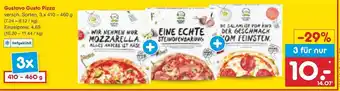 Netto Marken-Discount Gustavo Gusto Pizza 3*410/460g Angebot