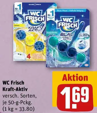 REWE WC Frisch Kraft Aktiv 50 g Pckg. Angebot