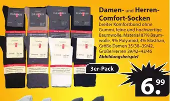 Famila Nord Ost Damen und Herren Comfort Socken Angebot