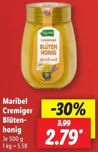 Lidl Maribel Cremiger Blütenhonig 500 g Angebot