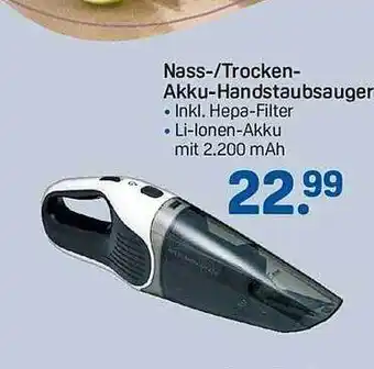 Nass- oder trocken-akku-handstaubsauger Angebot bei Rossmann