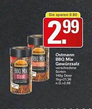 WEZ Ostmann bbq mix gewürzsalz Angebot