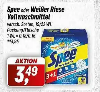 Simmel Spee oder weißer riese vollwaschmittel Angebot