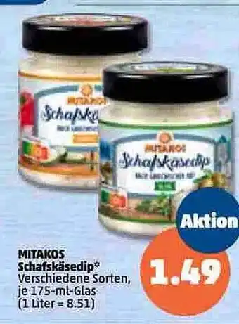 PENNY Mitakos schafskäsedip Angebot